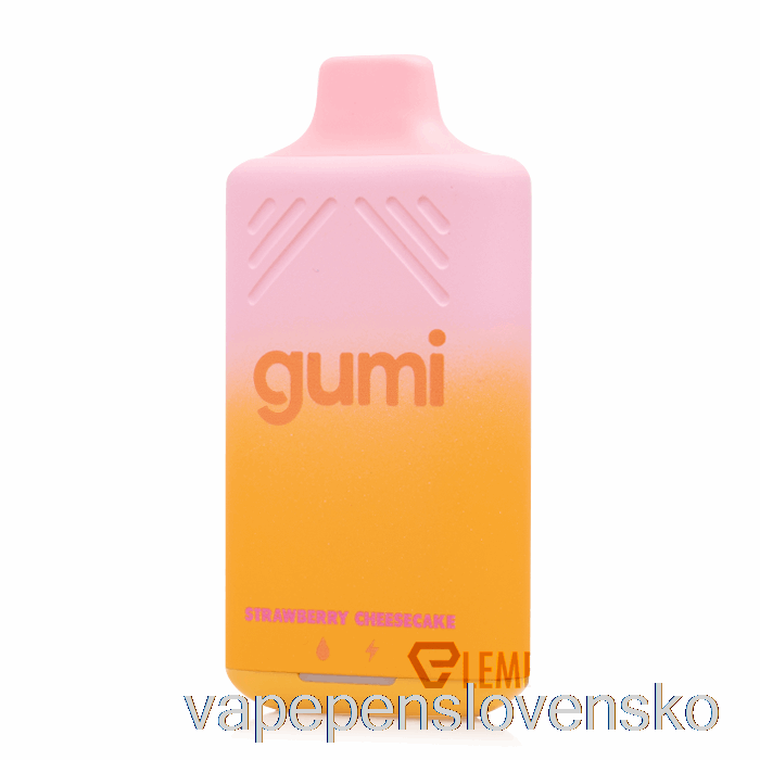 Gumi Bar 8000 Jednorazovy Jahodovy Cheesecake Vape Slovensko